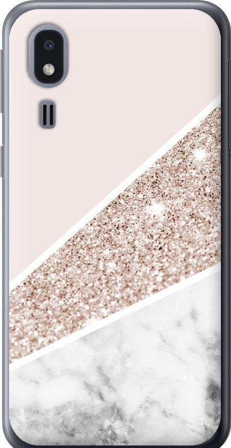 Чехол на Samsung Galaxy A2 Core A260F Пастельный мрамор (4342u-1683-42517)