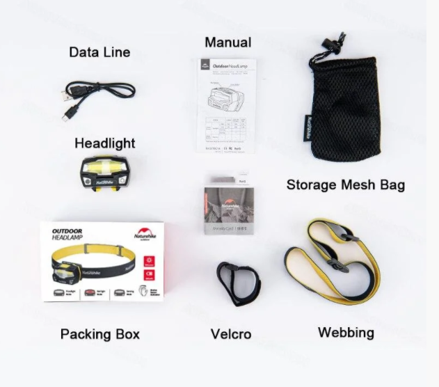 Фонарь налобный туристический Naturehike NH18T002-B Black (6927595746172) - фото 2 Фонарь налобный туристический Naturehike NH18T002-B Black (6927595746172) - фото 2