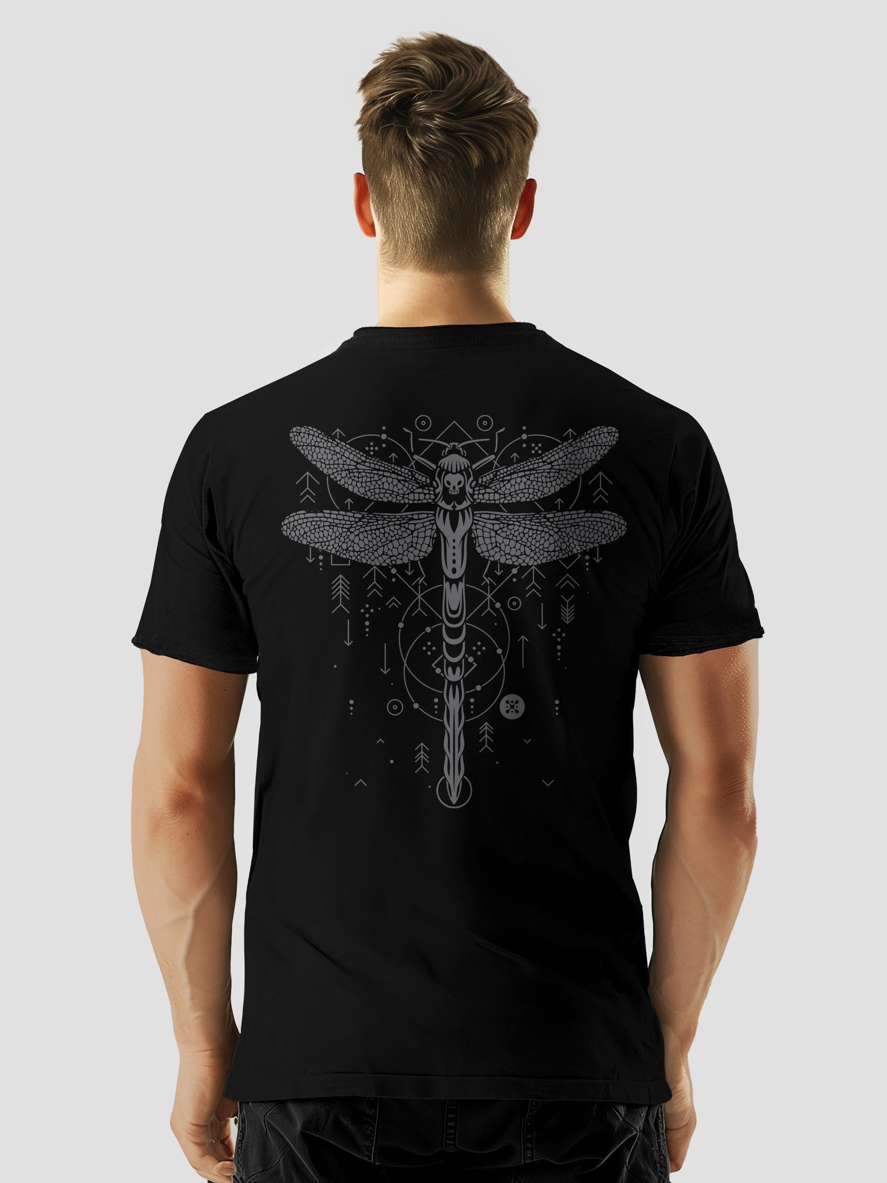 Футболка мужская Dragonfly XS Черный (DRG-TM-B-XS)