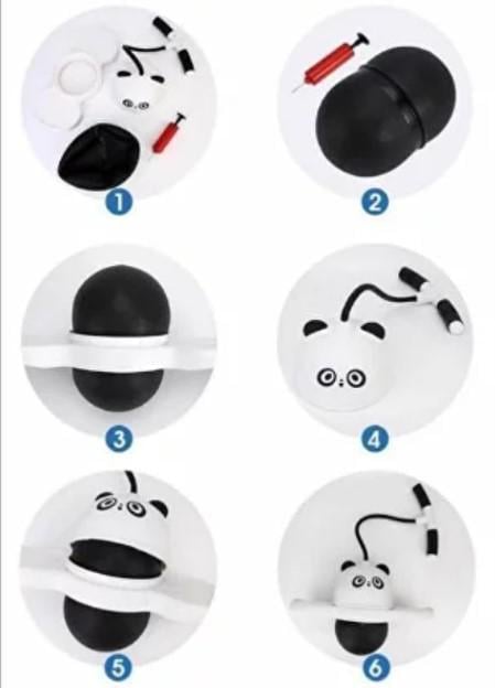 Тренажер игровой для прыжков детский мяч-джампер с платформой и ручками (2104618558) - фото 9 Тренажер игровой для прыжков детский мяч-джампер с платформой и ручками (2104618558) - фото 9