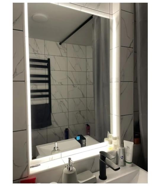 Зеркало настенное с фоновой подсветкой 00001 100x80 см (29078990)