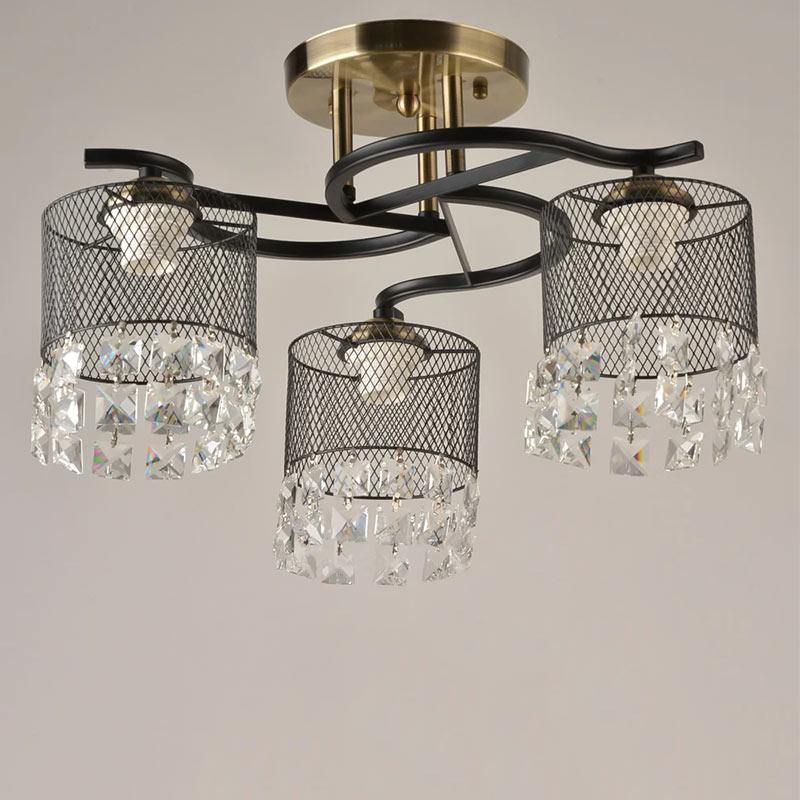 Люстра потолочная Light House SRS-16239/3 на три лампы Бронза/Черный Люстра потолочная Light House SRS-16239/3 на три лампы Бронза/Черный