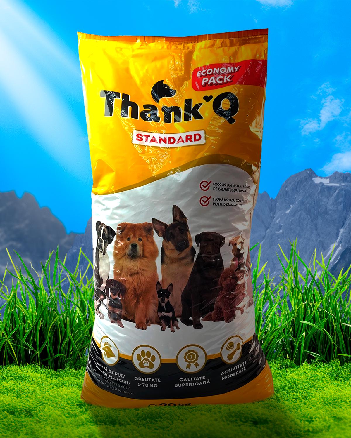 Корм для собак сухой Thank'Q Standart со вкусом курицы 20 кг (480876399) - фото 3