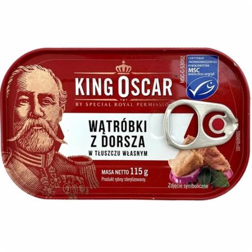 Печень трески King Oscar в собственном соку 115 г (33755867)