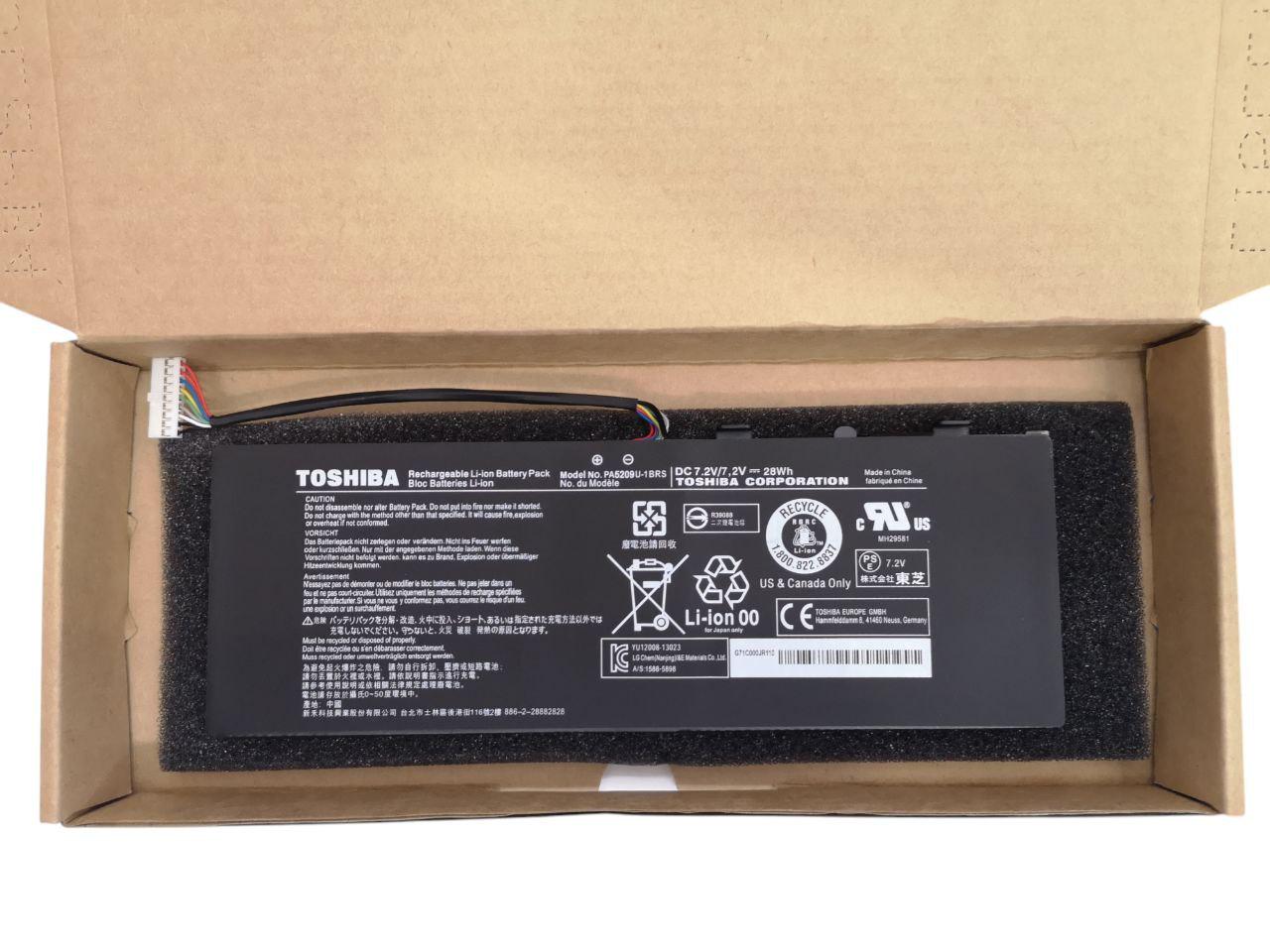 Акумулятор для Toshiba Satellite L12-C-101/L15W-B1208X/L10W-C/PA5209U-1BRS 3684 mAh 28Wh (000012093)