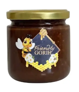 Крем мед Шоколадный с орешками 200 мл/265 г