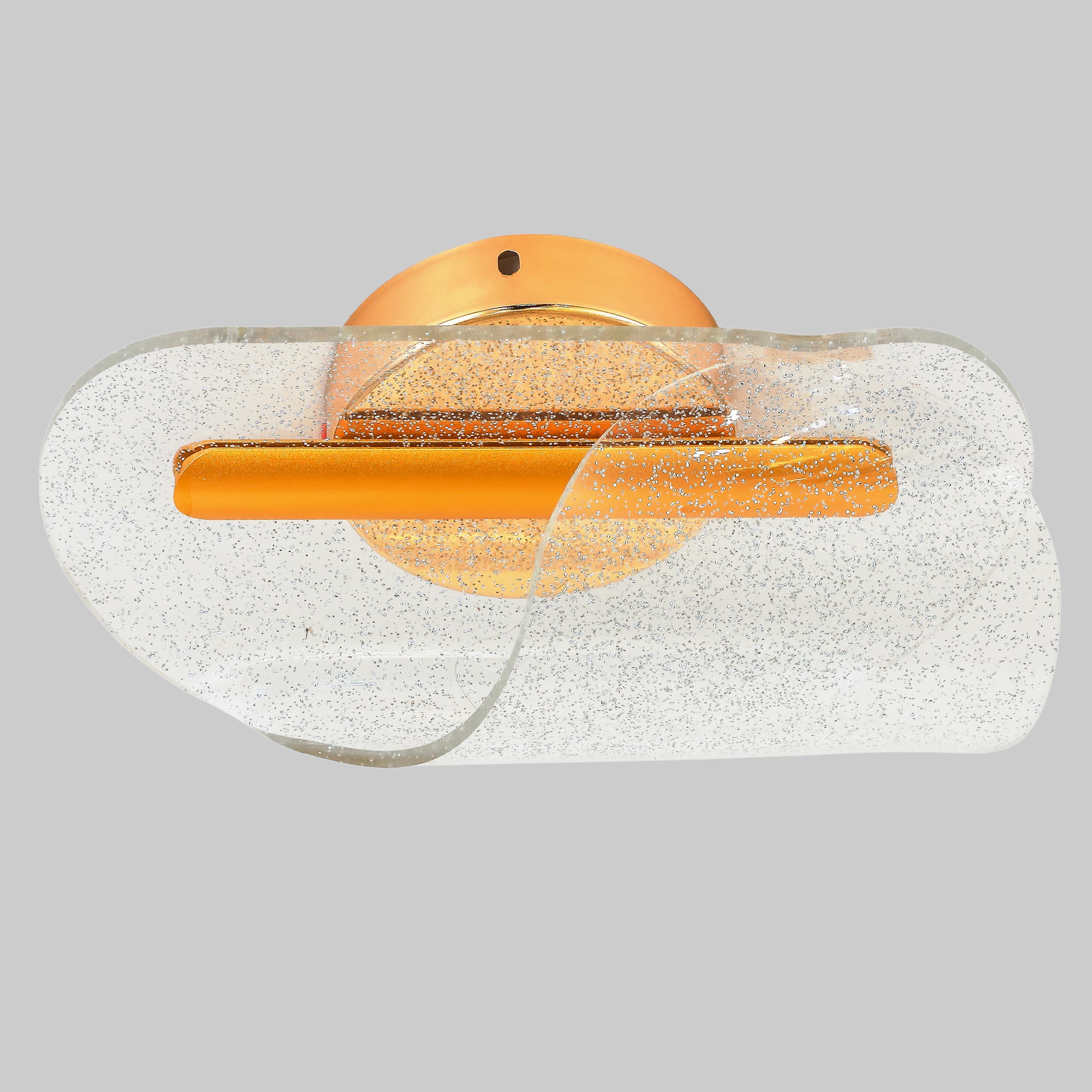 Светильник/бра настенный с блесточками 5W Золотистый (96-W6391(2) GD)