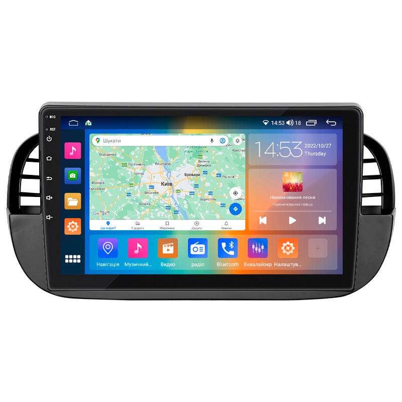 Автомагнитола штатная Lesko CarPlay/4G/Wi-Fi/GPS для Fiat 500 II 2007-2015 IPS IPS 2/32Gb 9" (1837605633)