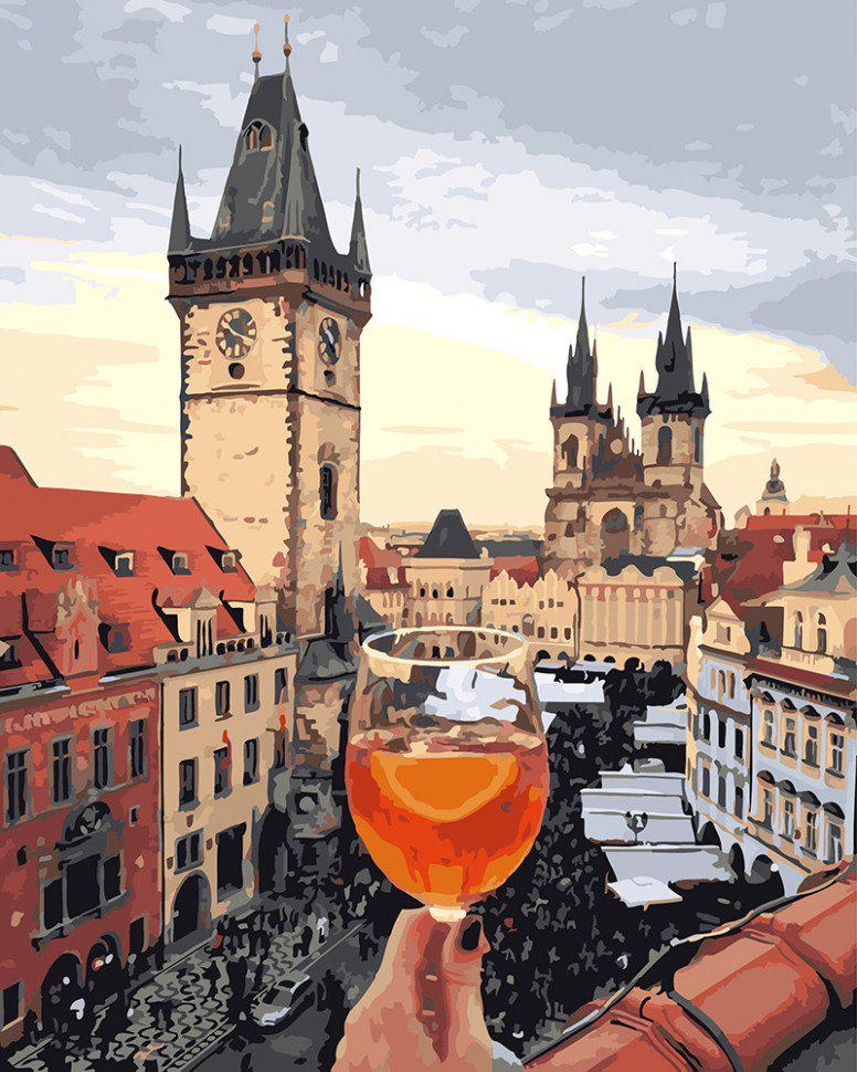 Картина по номерам Brushme "Апероль Праги" (GX25360) Картина по номерам Brushme "Апероль Праги" (GX25360)