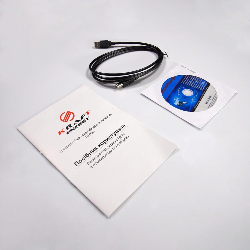 Комплект резервного живлення Kraft UPS PSW-1000VA LCD 800W 24V та акумулятор Trinix AGM 100 Ah 2 шт. (42-00061-10) - фото 9 Комплект резервного живлення Kraft UPS PSW-1000VA LCD 800W 24V та акумулятор Trinix AGM 100 Ah 2 шт. (42-00061-10) - фото 9