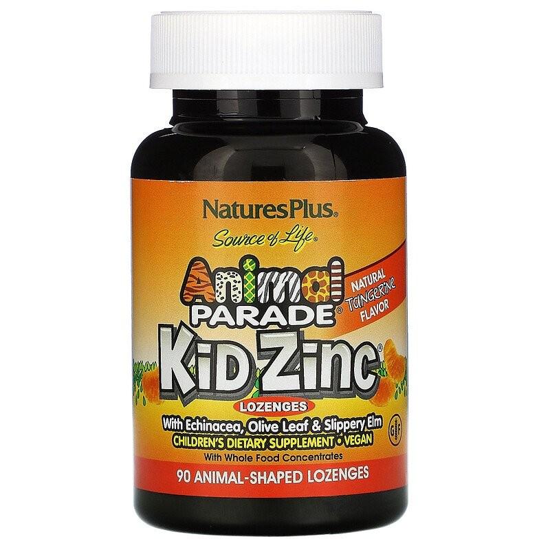 Витамины Natures Plus Animal Parade Kid Zinc Lozenges 90 жевательных таблеток