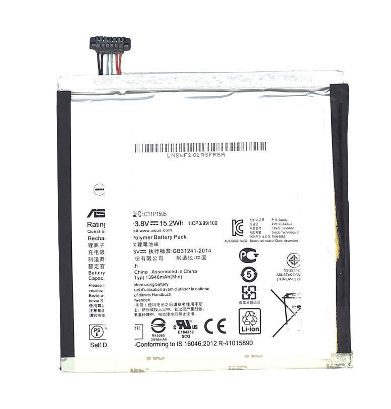 Аккумулятор для планшета Asus C11P1505 ZenPad 8" Z380KL 3,8V 3948 mAh Black Аккумулятор для планшета Asus C11P1505 ZenPad 8" Z380KL 3,8V 3948 mAh Black