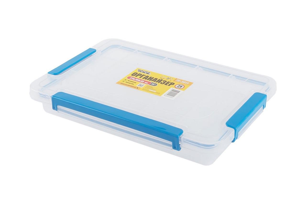 Органайзер герметичный 11'' 274х180х45 мм 15 секций (26868355)