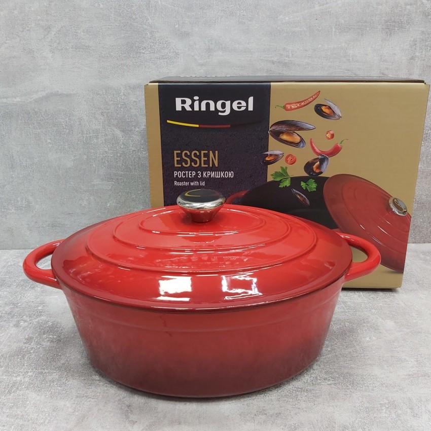 Кастрюля с крышкой Ringel Essen RG-2300-30 чугунная с эмалированным покрытием 30 см 4,5 л (1924445790)