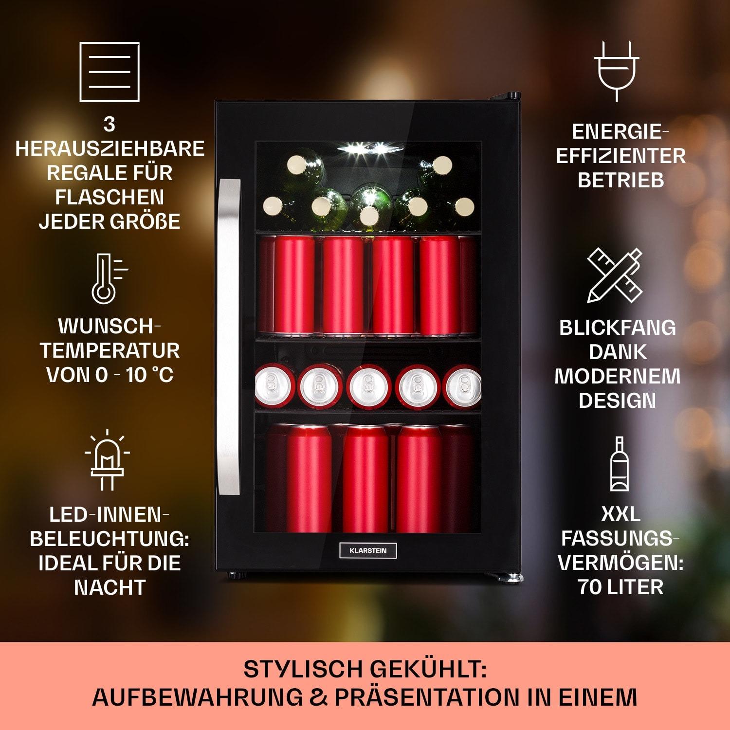 Холодильник для напоїв KLARSTEIN Beersafe 70 Beer Time Edition (10046063) - фото 2 Холодильник для напоїв KLARSTEIN Beersafe 70 Beer Time Edition (10046063) - фото 2