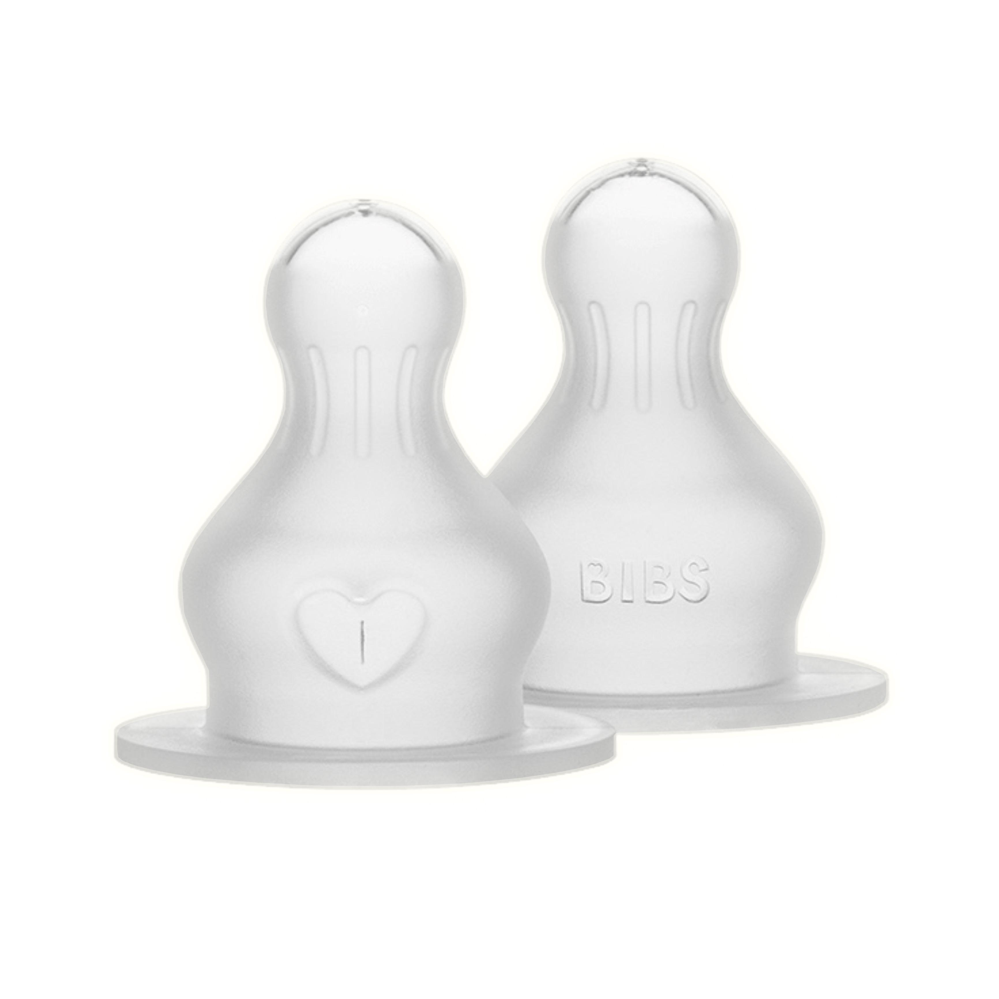 Соски для пляшечки змінні BIBS Fast Flow Silicone