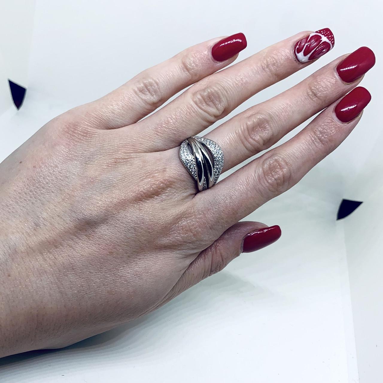 Кольцо серебряное с кубическим цирконием р. 17,5 4,97 г (1547195485) Кольцо серебряное с кубическим цирконием р. 17,5 4,97 г (1547195485)