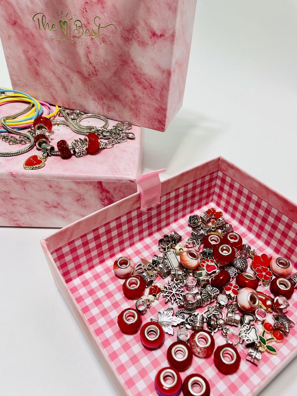 Набор украшений DLS 1105 100 6 основ браслетов/шармы/сундучок/в коробке - фото 3 Набор украшений DLS 1105 100 6 основ браслетов/шармы/сундучок/в коробке - фото 3
