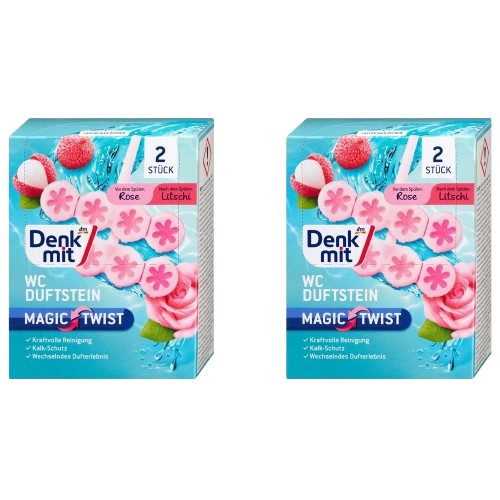 Блок туалетный DenkMit Magic Twist 2 уп. по 2 шт. (EPI-15102025-654)