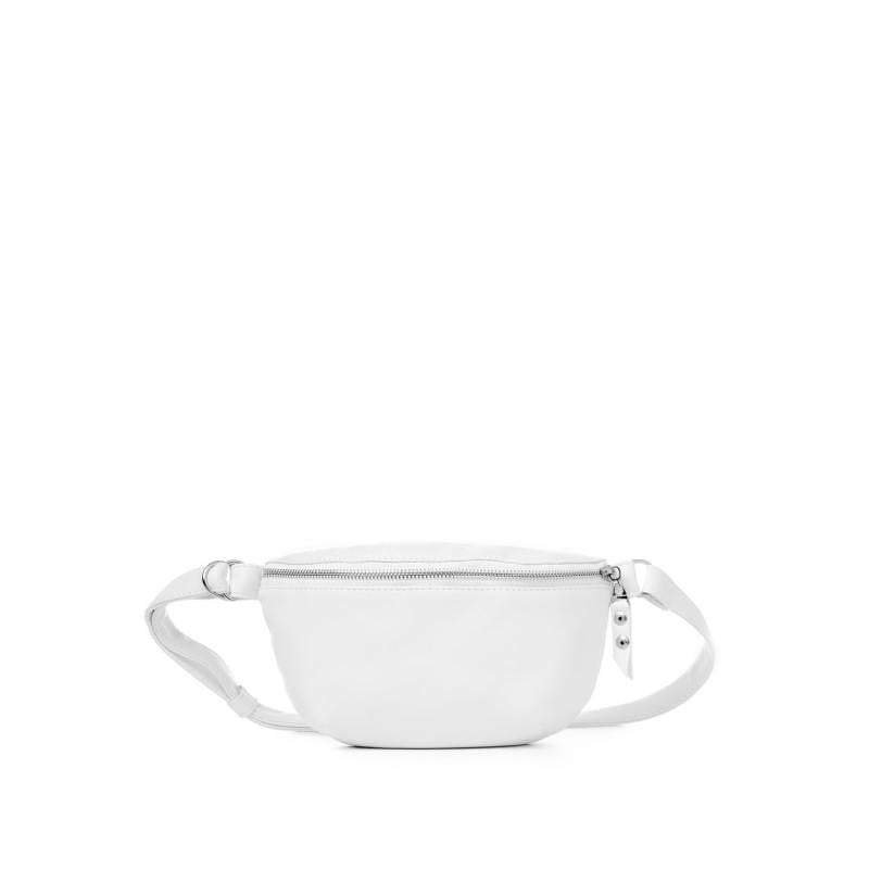 Сумка бананка на пояс Sambag Polo SQO 24x15x4 см Белый