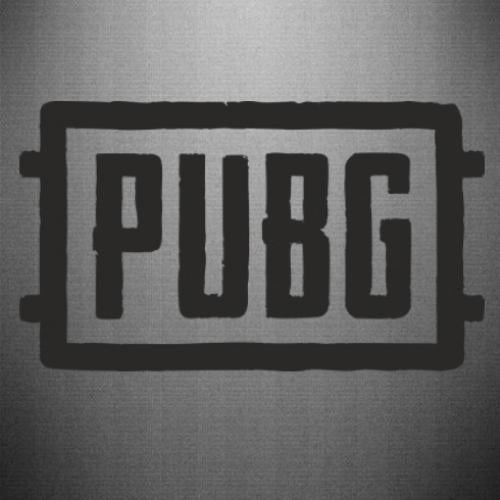 Наклейка PUBG 20x11,6 см Черный (24139191)