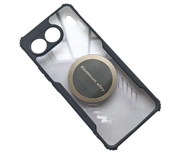 Чехол - накладка Acryl Cooling Armor для OnePlus Nord 4 с металлической пластиной, Black Чехол - накладка Acryl Cooling Armor для OnePlus Nord 4 с металлической пластиной, Black