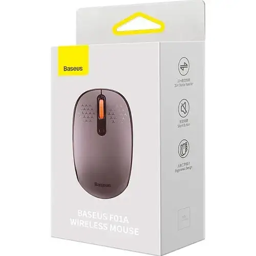 Мышь беспроводная BASEUS F01A Wireless Mouse B01055502833-00 Grey - фото 4