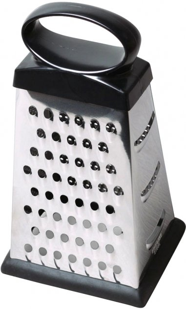 Терка 4-х гранная с противоскользящим основанием Ofenbach КМ-100100 из нержавеющей стали 21х10х12 см Стальной (150-84-100100)