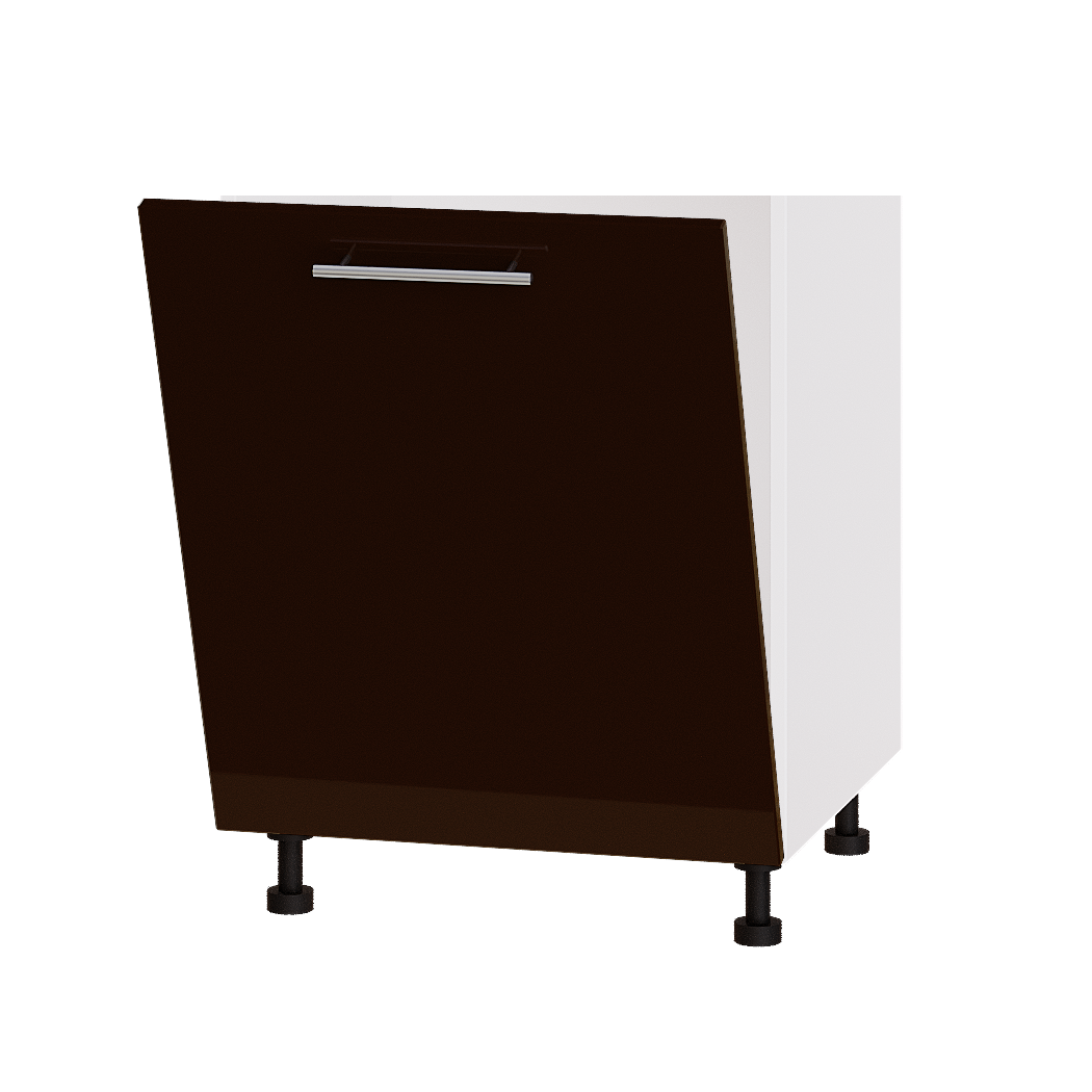 Фасад для посудомоечной машины Модерн ПМ-600 60х1.6х71 см Шоколад глянец (03398)