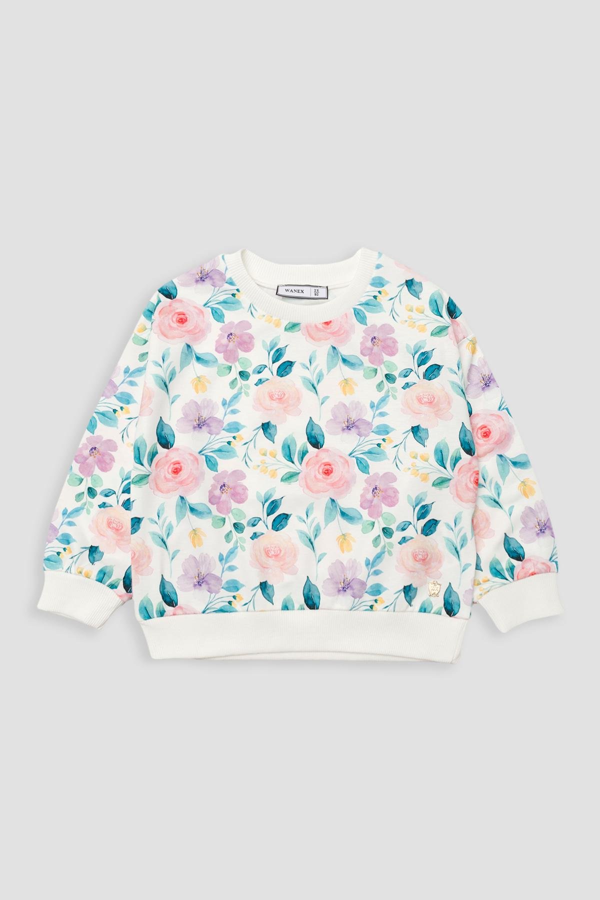 Свитшот для девочки ЦБ-00268917 98 см Белый (28576655)