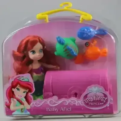 Кукла Русалочка ZT8714 со сундуком/питомцами/в чемоданчике 24x9x24 см (ZT8714)