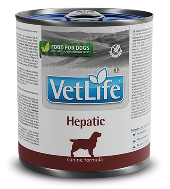 Корм вологий дієтичний для собак Farmina Vet Life Hepatic для підтримки функції печінки 300 г (9805)