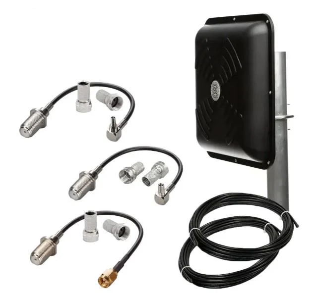 Интернет-комплект с антенной MIMO 2х15 дБ 1700-2700 MHz ENERGY до 150 Мбит/с Черный (2396031592)