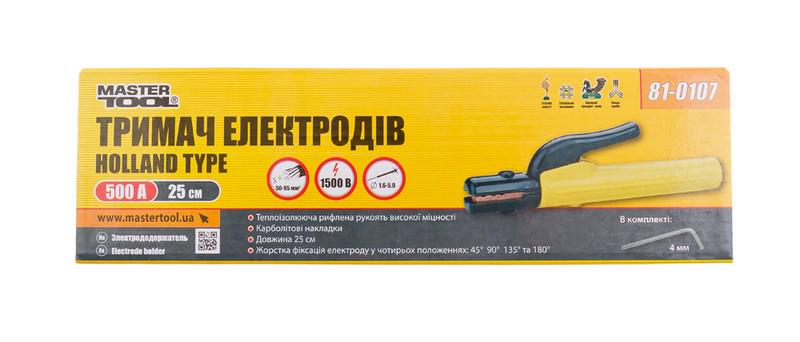 Тримач електродів Mastertool Holland type 500 А (27282) - фото 2