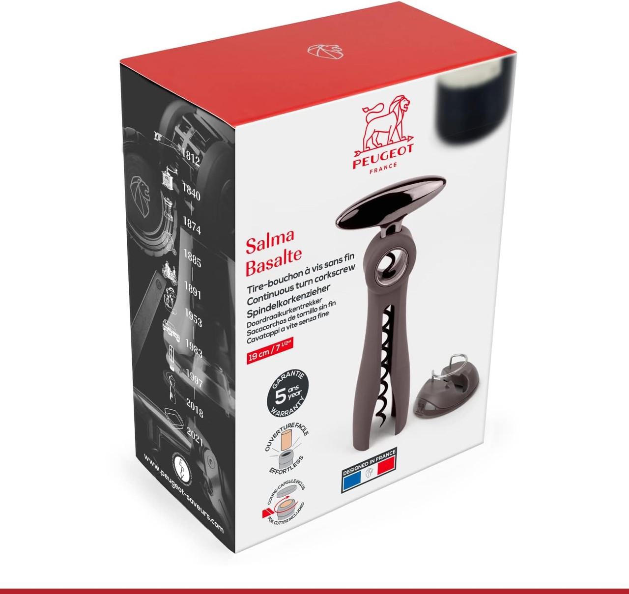 Штопор Peugeot 200374 Salma з різаком для фольги (28733635) - фото 2 Штопор Peugeot 200374 Salma з різаком для фольги (28733635) - фото 2