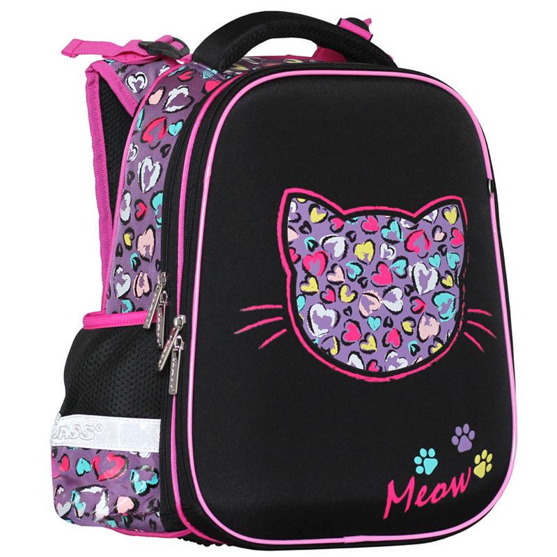 Рюкзак школьный для девочки CLASS SchoolCase Meow 2 отделения полиэстер 39 см (2412C)