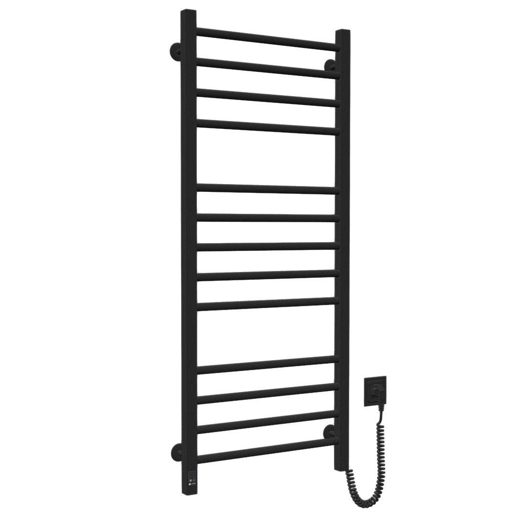 Рушникосушка Класик Квадро Sensor 500х1200 мм нержавіюча з таймером права Чорний муар (H10-216053-5012)