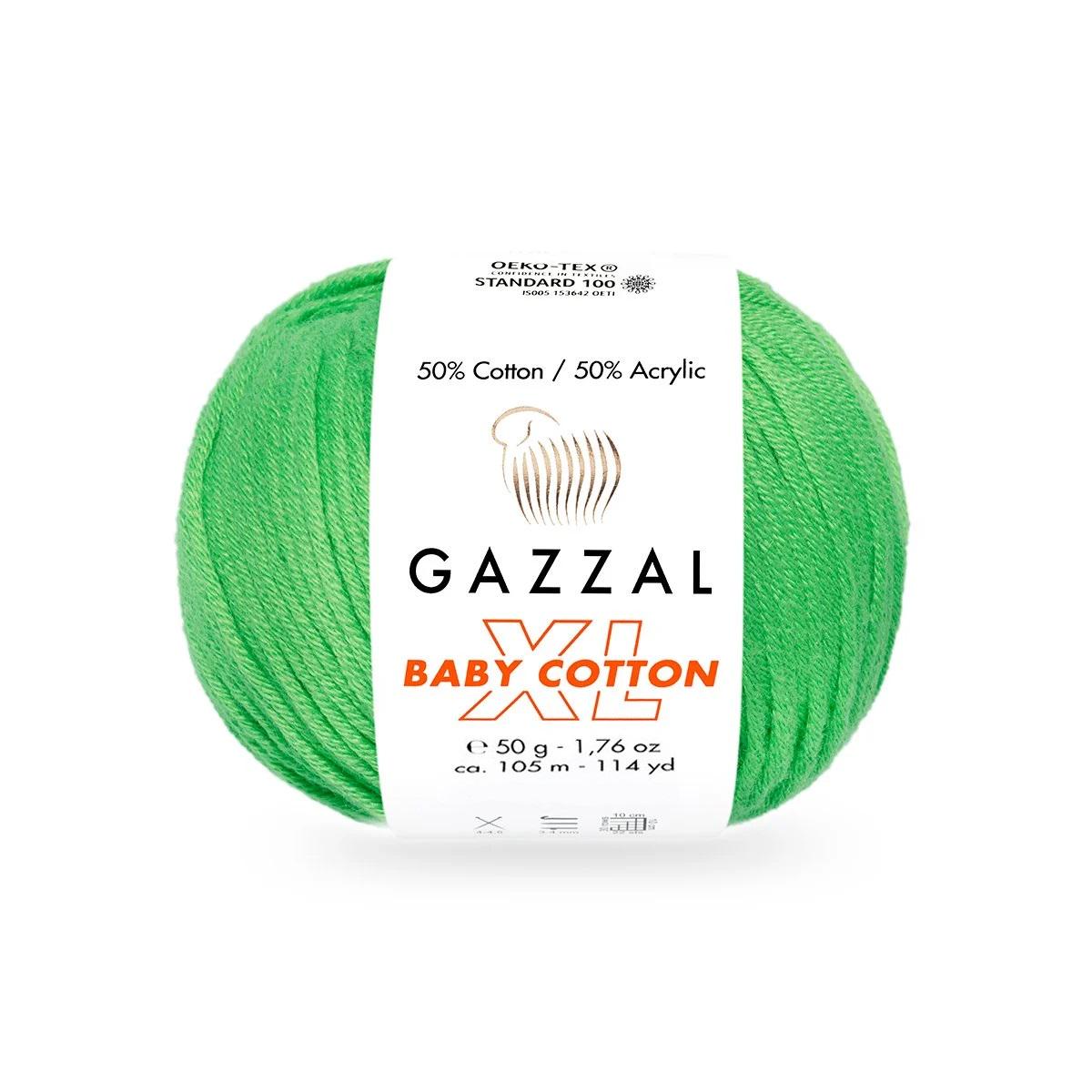 Пряжа Gazzal BabyCotton XL 3466 Пряжа Gazzal BabyCotton XL 3466