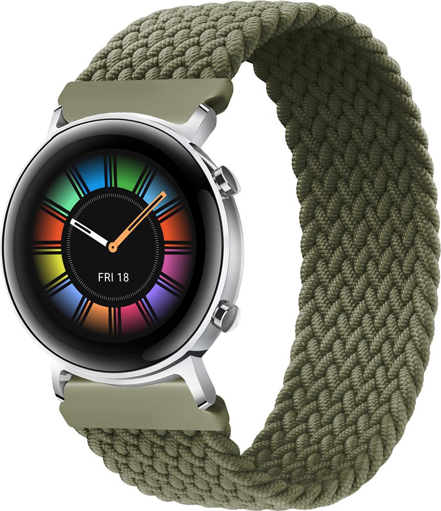 Ремешок Solo Loop для Huawei Watch GT 2 42 мм (145 мм) Khaki (22236-17)