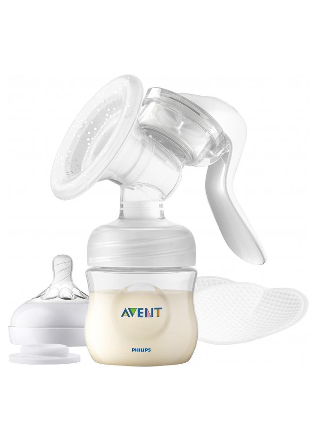 Ручной молокоотсос Philips Avent с контейнером для хранения грудного молока 1 шт. (scf430/10)