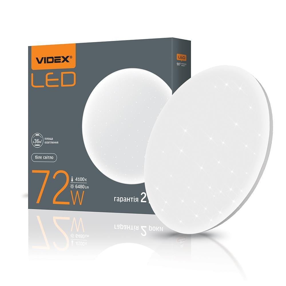 LED-світильник накладний Videx Зоряне небо 72W 4100K (27549166) LED-світильник накладний Videx Зоряне небо 72W 4100K (27549166)