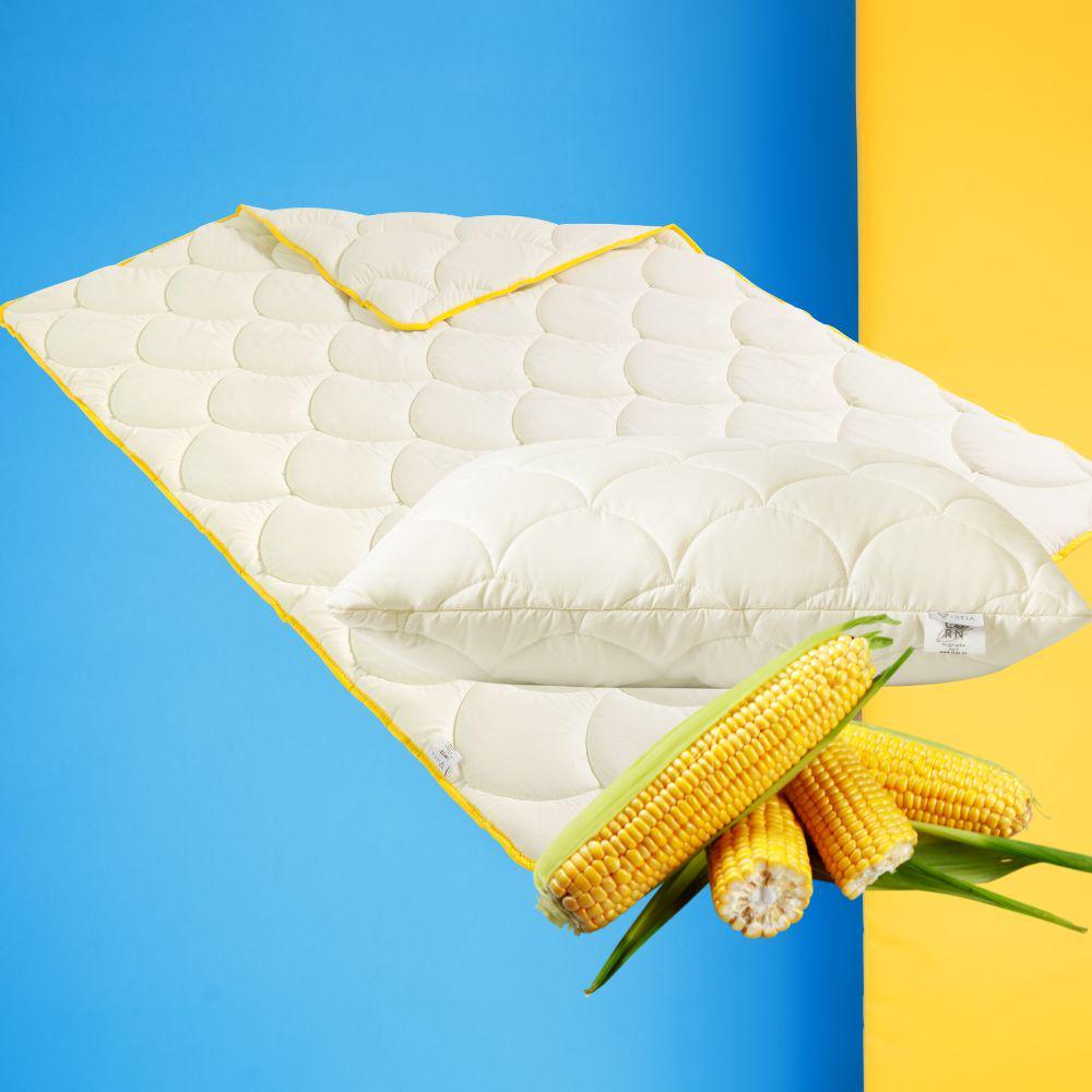 Набор IDEIA ПОПКОРН одеяло 140х200 см/подушка 50х70 см с кукурузным наполнителем антиаллергенная (22753) - фото 2 Набор IDEIA ПОПКОРН одеяло 140х200 см/подушка 50х70 см с кукурузным наполнителем антиаллергенная (22753) - фото 2