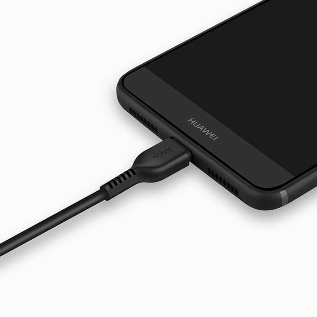 Кабель Hoco X20 Flash USB–Type-C 2A 1 м Black (26450136) - фото 3