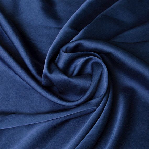 Ткань шелк-сатин IDEIA Armani V-103 1,5 м Темно-синий (2200004096575)