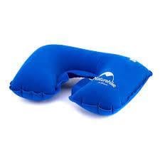 Надувная подушка Naturehike Inflatable Travel Neck Pillow NH15A003-L Blue