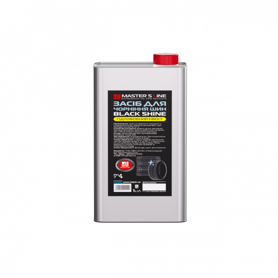 Очисник-кондиціонер для шин на силіконовій основі Black Shine Чорніння гуми 1 л