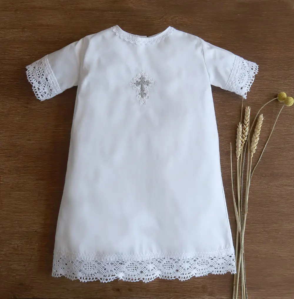 Рубашка ANGELSKY 1002 Торжество для крещения 110 см Белый