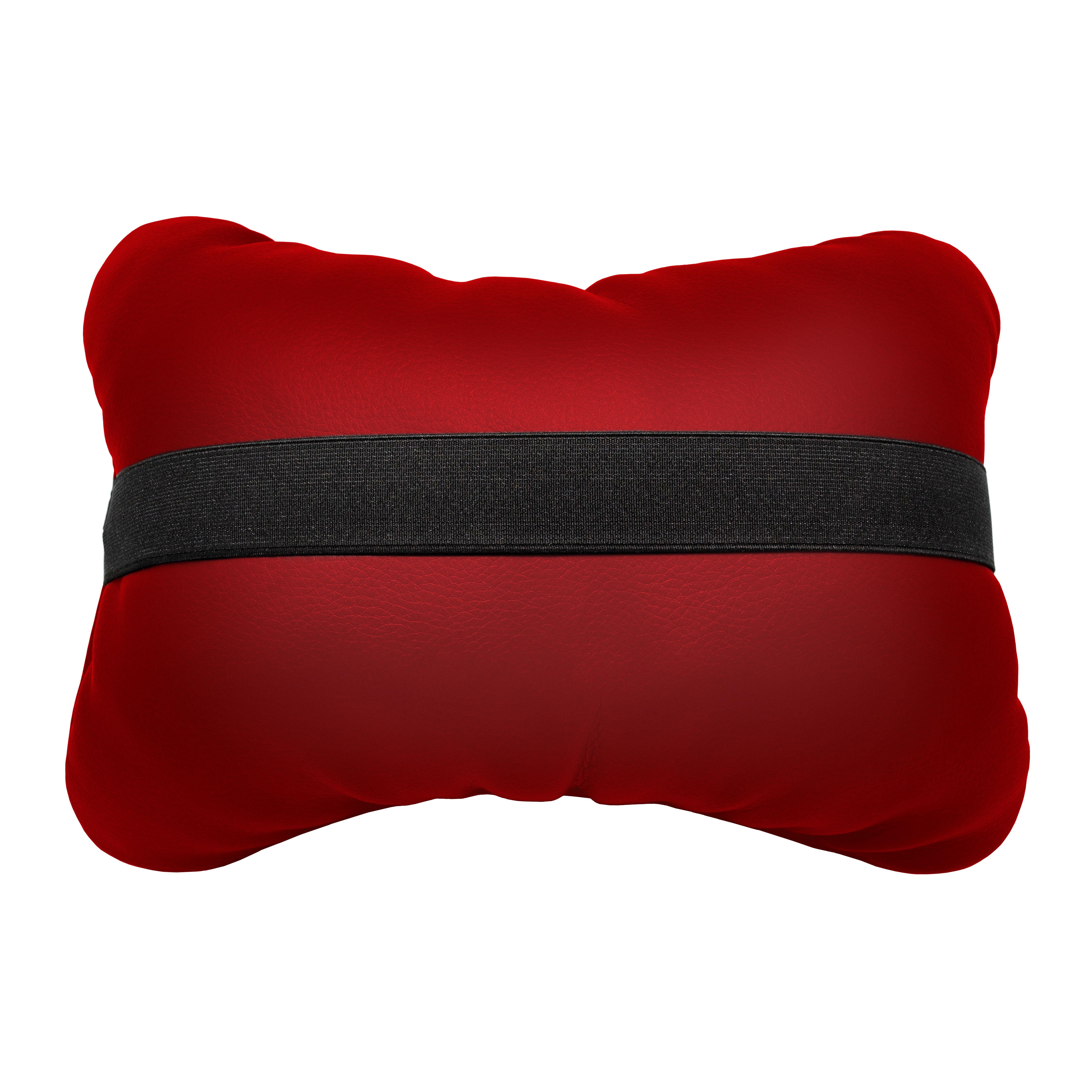 Подушка автомобильная Avtolife Тризуб для шеи из экокожи Черно- красный (AVT-BLRE-35) - фото 2 Подушка автомобильная Avtolife Тризуб для шеи из экокожи Черно- красный (AVT-BLRE-35) - фото 2