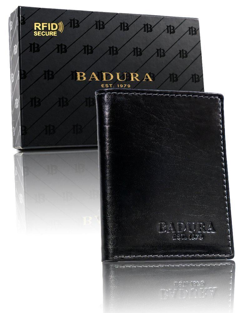 Кошелек мужской кожаный Badura B-TW-01-MIL nero