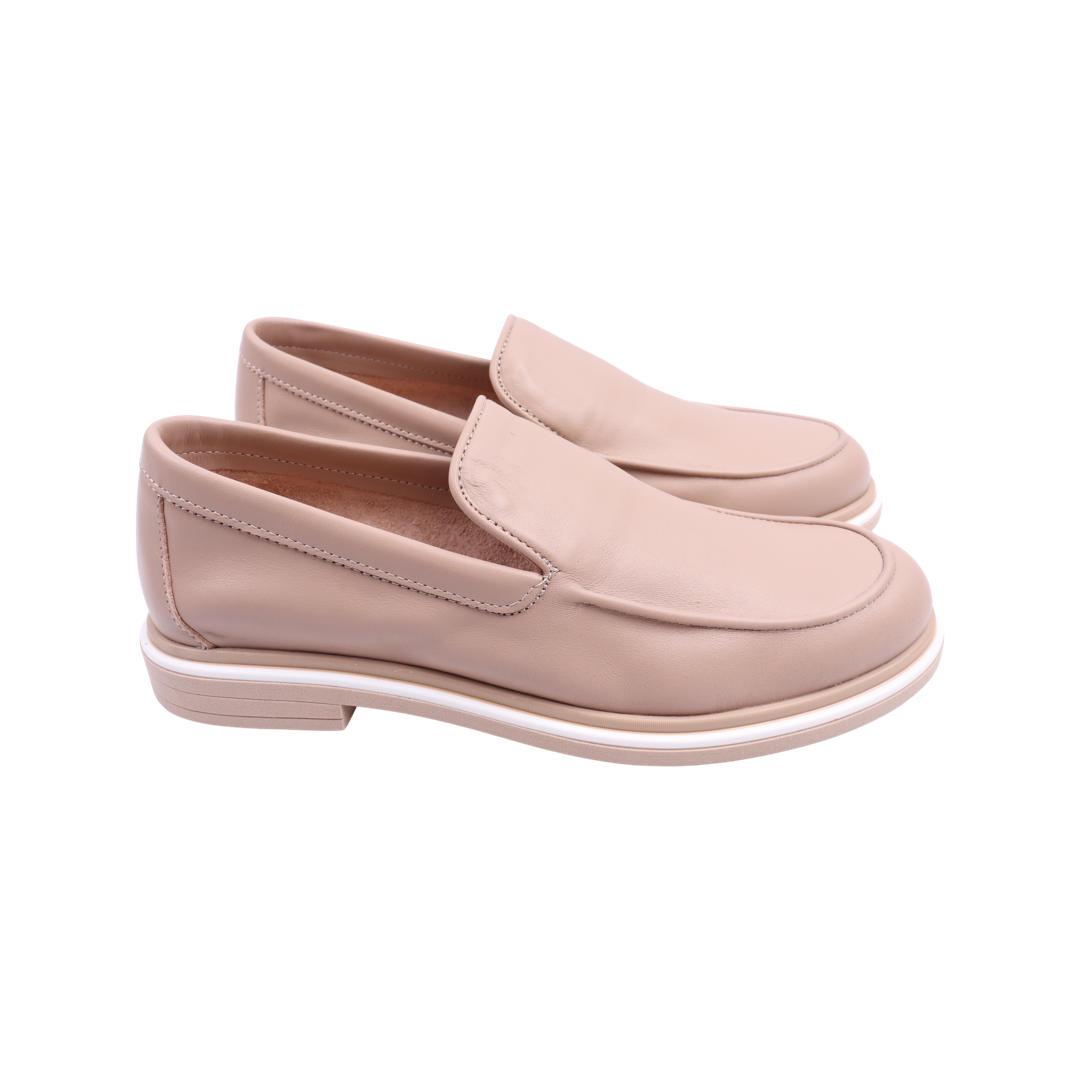 Туфли женские Tucino из кожи р. 39 Бежевый (591-22DTC)